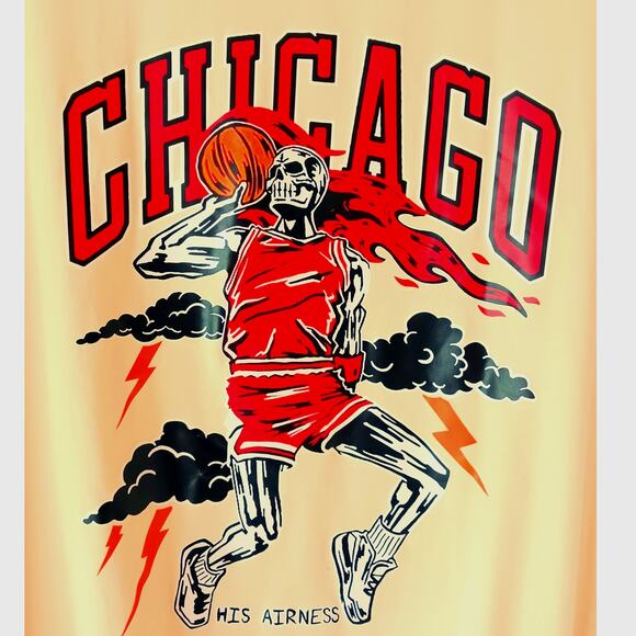 Chicago Bulls Michael Jordan "His Airness" Mens XL T-Shirt - Picture 2 of 5